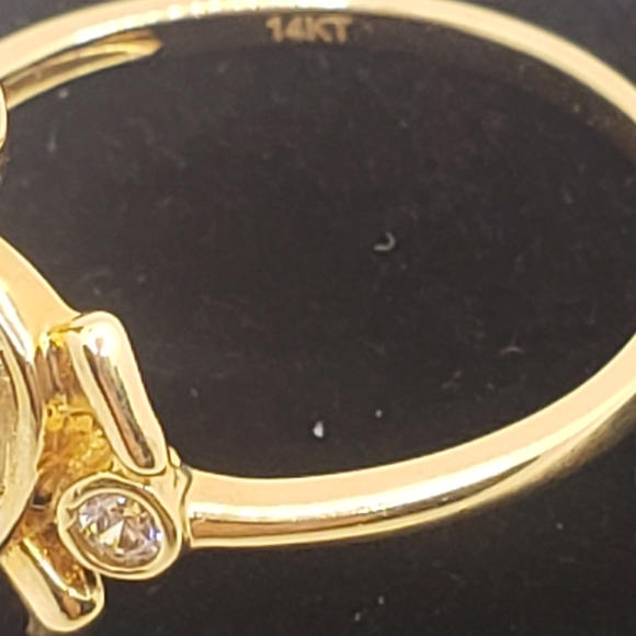 14k solid Gold Turtle Rings size 8 - Picture 6 of 15